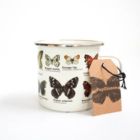 Ecologie butterflies Enamel Mug
