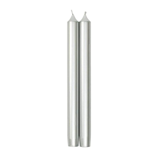 Duet Candles-Silver 25cm