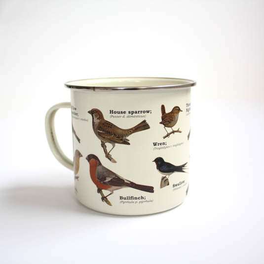 Ecologie Garden birds enamel Mug